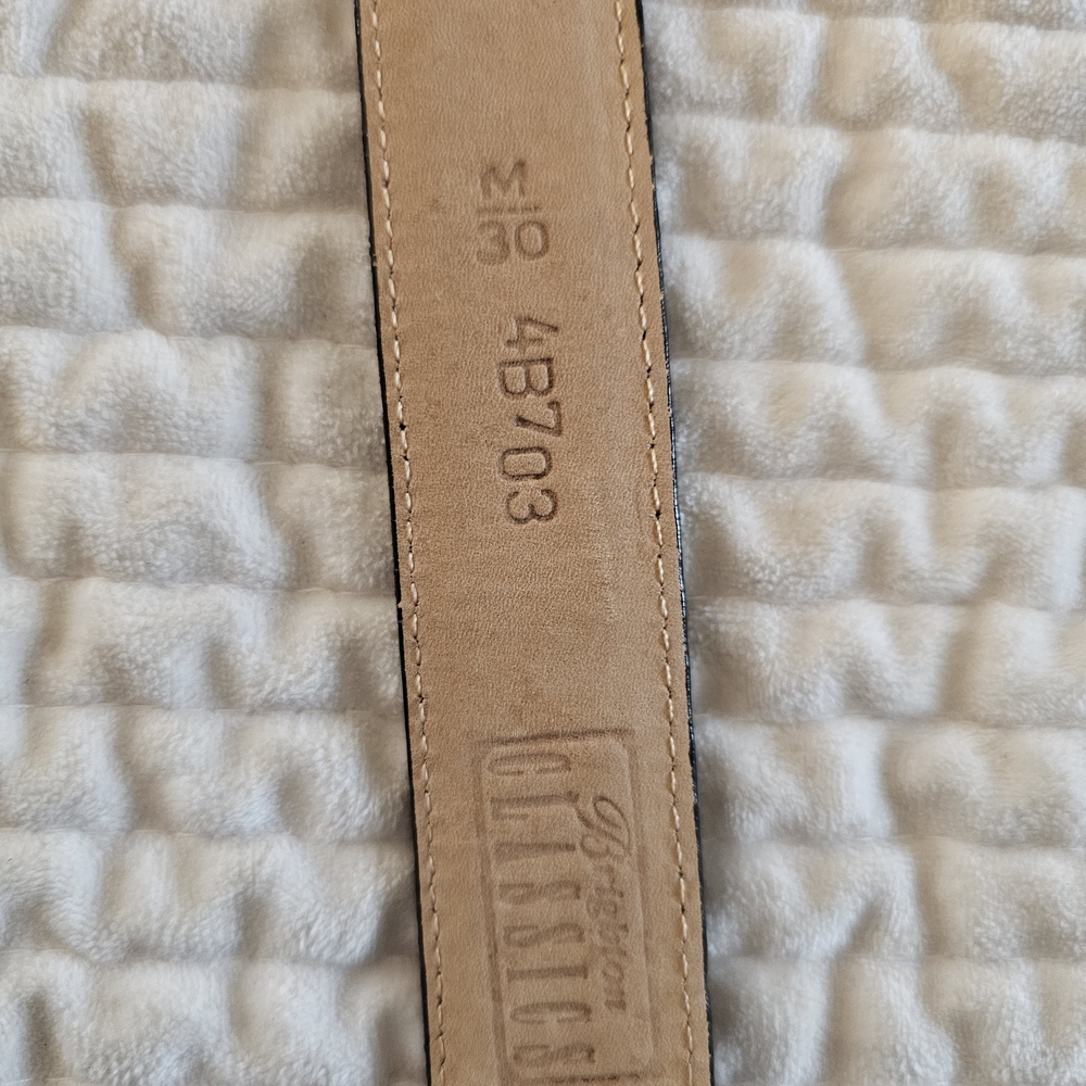 Brighton Black Leather Women's Belt - Picture 5 of 5